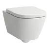 Kép 1/2 - LAUFEN MEDA Fali WC Advanced, öblítőperem nélkül, mélyöblítéssel, 