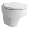 Kép 1/2 - LAUFEN VAL Fali WC, rimless, mélyöblítésű Fehér LCC Active bevonattal H820281A000001