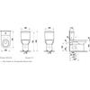 Kép 2/2 - LAUFEN LAUFEN PRO Álló kombi-WC, mélyöblítésű, Vario lefolyó Matt Fehér H8249557572311