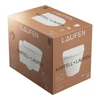 Kép 2/3 - LAUFEN Kartell LAUFEN Combipack fali WC H821331, csendes öblítés / perem nélküli, mélyöblítésű, Fehér H8663314000001