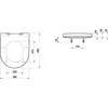 Kép 2/2 - LAUFEN LAUFEN PRO WC ülőke tetővel, levehető Fehér LCC Active bevonattal H891950A000031