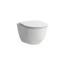 Kép 1/2 - Laufen Fali WC kompakt, perem nélküli, Fehér H8209650000001