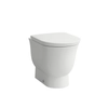 Kép 1/2 - LAUFEN THE NEW CLASSIC Álló WC, mélyöblítésű, perem nélküli, Fehér LCC bevonattal H8238514000001