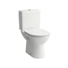 Kép 1/2 - LAUFEN PRO Álló kombi-WC, mélyöblítésű, függőleges lefolyó, Fehér LCC bevonattal H8249574000001