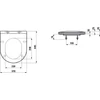 Kép 2/2 - LAUFEN PRO WC ülőke és fedél, „slim”, Fehér H8989600000001