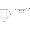 Kép 2/2 - LAUFEN PRO S WC ülőke tetővel, levehető, Fehér H8919600000001
