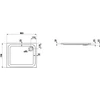 Kép 2/2 - Laufen SOLUTIONS Zuhanytálca - standard opció, Fehér 90X75 - H2115050000001