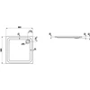 Kép 2/2 - Laufen SOLUTIONS Zuhanytálca - standard opció, Fehér 90X90 - H2115020000001