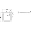 Kép 2/2 - Laufen PLATINA Zuhanytálca - zajcsökkentő alátéttel, Fehér/csúszásgátló 90X90 - H2150026000401