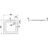 Kép 2/2 - Laufen PLATINA Zuhanytálca - zajcsökkentő alátéttel, Fehér 80X80 - H2150010000401