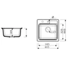 Kép 3/3 - Marmorin Isao mosogató gray 470 103 003