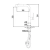 Kép 2/2 - CATA - Csaptelep BSE fekete 02500601