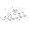 Kép 2/5 - Sirius - Páraelszívó SLT-958 EM H200 TW inox motor nélkül - 00704958701
