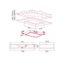 Kép 2/3 - Nodor - Páraelszívó NorBreeze ISLA BESTLA X 960 RF Hob to Hood - 8568