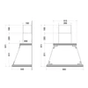 Kép 2/4 - Kdesign - Páraelszívó RETRO-W 80 T600 Dove Grey - KDRETROW90NT500DG