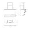 Kép 2/3 - Kdesign - Páraelszívó SHAPE 80 Fekete - KDSHAPEB