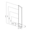 Kép 2/2 - ELICA - OPEN SUITE SUPERIOR polc tartó függesztő keret KIT0166962
