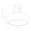 Kép 2/4 - Elica - Páraelszívó SEASHELL WH MAT/F/80 - PRF0098392