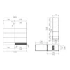 Kép 2/11 - Elica - Páraelszívó OPEN SUITE SUP BL MAT/F/160 - PRF0166771A