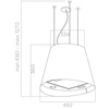 Kép 2/4 - Elica - Páraelszívó JUNO S BL/F/50 - PRF0170285