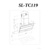 Kép 2/3 - Sirius - Páraelszívó SLTC-119 TW 80 cm fekete - SIR1170