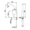 Kép 2/2 - CATA - Csaptelep CBA/E inox - 02502401