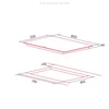 Kép 6/6 - NODOR - Beépíthető indukciós főzőlap NorCoock IH-N8106 BK Hob to Hood Fekete 4149