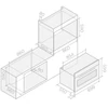 Kép 4/4 - ELICA - Beépíthető sütő VIRTUS MULTI 90 TFT BL - PRF0191768A