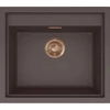 Kép 1/2 - ELLECI - Mosogatótálca Sintesi 105 Keratek K87 Cocoa bronz tartozékokkal LKS10587BRZ