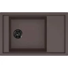 Kép 1/2 - ELLECI - Mosogatótálca Sintesi 305 Keratek K87 Cocoa fekete tartozékokkal LKS30587BKM
