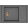 Kép 1/2 - ELLECI - Mosogatótálca Sintesi 305 Keratek K99 Dark Grey bronz tartozékokkal LKS30599BRZ