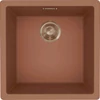 Kép 1/2 - ELLECI - Mosogatótálca Zen 102 Keratek K83 Cavern Clay bronz tartozékokkal LKZ10283BRZ