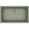 Kép 1/2 - ELLECI - Mosogatótálca Zen-F 130 Keratek K82 Sage Green arany tartozékokkal LKZ13082F01GLD