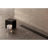 Kép 3/5 - Pestan Confluo Frameless Line fekete üveg zuhanyfolyóka, 650 mm 13701204