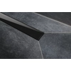 Kép 4/5 - Pestan Confluo Frameless Line fekete üveg zuhanyfolyóka, 650 mm 13701204