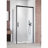 Kép 1/8 - Radaway Idea Black KDJ 150 J szögletes fekete zuhanykabin ajtó 387045-54-01R