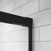Kép 2/8 - Radaway Idea Black KDJ 150 J szögletes fekete zuhanykabin ajtó 387045-54-01R