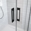 Kép 4/8 - Radaway Idea Black KDJ 150 J szögletes fekete zuhanykabin ajtó 387045-54-01R