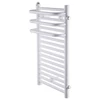 Kép 1/4 - RADECO ARIA A2-400/1 design törölközőszárítós csőradiátor - 415 W, fehér, 680x435 mm