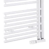 Kép 2/6 - RADECO ATENA A4/T 50 design fürdőszobai csőradiátor - 620 W, fehér, 1060x500 mm
