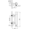 Kép 2/2 - Ravak 10° TD 033.00/150 Termosztátos zuhanycsaptelep 10° - X070102