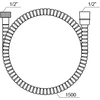 Kép 2/4 - Ravak Zuhany gégecső - rozsdamentes 150 cm 911.00 - X07P006