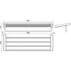 Kép 2/2 - Ravak 10° TD 330 Polcos törölközőtartó - X07P327