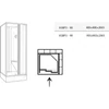 Kép 3/3 - Ravak Supernova ASBP3-90 Zuhanybox Fehér+transparent 83677112Z1