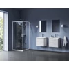 Kép 1/3 - Ravak Blix II NBLRV2 80x80 zuhanykabin matt fehér+transparent 1LM40E00Z1