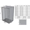 Kép 4/4 - Ravak Blix II NBLRV2K 120 zuhanykabin fekete+transparent 1XMG0300Z1