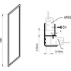 Kép 5/5 - Ravak Supernova Fix zuhanyfal APSS-75 198 fehér+Transparent üveg - 940301R2Z1