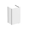 Kép 3/4 - Ravak Walk-In Corner Set 110x80, zuhanykabin fekete+transparent GW1CD430SZ1