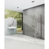 Kép 4/7 - Ravak Walk-In Corner Set 110x80, zuhanykabin krómhatású+transparent GW1CD4C0SZ1
