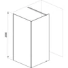 Kép 7/7 - Ravak Walk-In Corner Set 110x80, zuhanykabin krómhatású+transparent GW1CD4C0SZ1